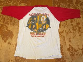 Vintage 1984 Motley Crue tour shirt T - shirt Iron Maiden ozzy osbourne 2
