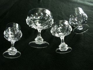 Rare Antique BACCARAT Crystal Set 24 x Brandy Martini Sherry Cocktail Goblet 11