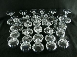 Rare Antique BACCARAT Crystal Set 24 x Brandy Martini Sherry Cocktail Goblet 3