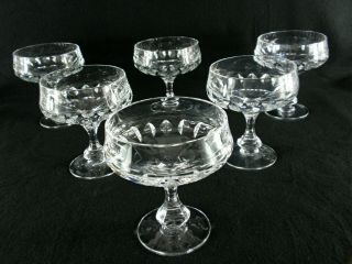 Rare Antique BACCARAT Crystal Set 24 x Brandy Martini Sherry Cocktail Goblet 4