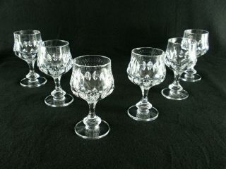Rare Antique BACCARAT Crystal Set 24 x Brandy Martini Sherry Cocktail Goblet 5