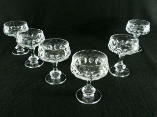 Rare Antique BACCARAT Crystal Set 24 x Brandy Martini Sherry Cocktail Goblet 6