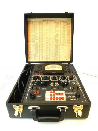 Vintage Old Antique Hickock 510x Mutual Conductance Radio Television Tube Tester