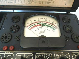 VINTAGE OLD ANTIQUE HICKOCK 510X MUTUAL CONDUCTANCE RADIO TELEVISION TUBE TESTER 6