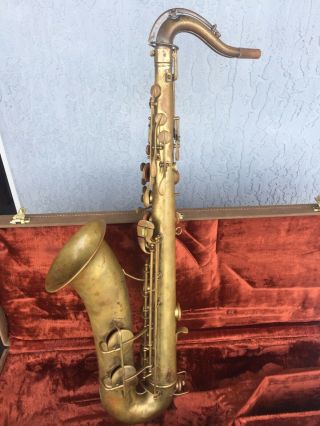 vintage Conn Pan American 60 M tenor Saxophone 10m Cousin Player 3