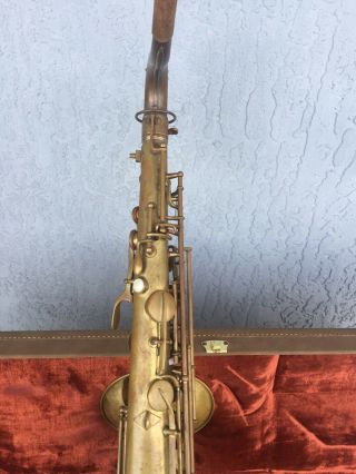vintage Conn Pan American 60 M tenor Saxophone 10m Cousin Player 5