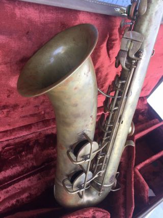 vintage Conn Pan American 60 M tenor Saxophone 10m Cousin Player 6