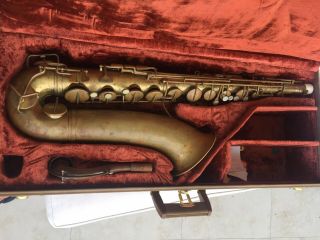 vintage Conn Pan American 60 M tenor Saxophone 10m Cousin Player 7