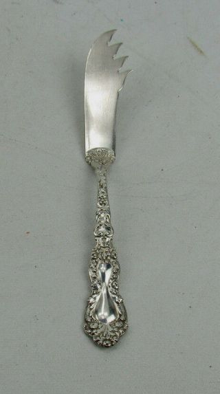 Gorham Imperial Chrysanthemum Chees Knife All Sterling Silver 1.  5 Toz Old Mark