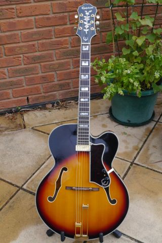 Epiphone Emperor Archtop Jazz Guitar In Vintage Cherry Sunburst 1994