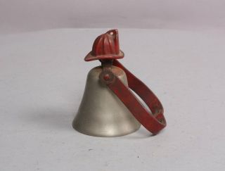 Murray Vintage Pedal Car Chrome Bell With Fireman 
