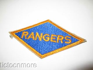 Us Wwii Us Army Ranger Blue Diamond Patch
