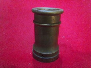 1800s Thunder Mug Brass Signal Cannon Signed Orae 1838