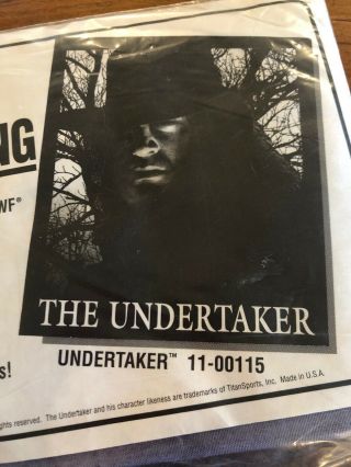 Wwf The Undertaker Wall Hanging Vintage 1992 Rare