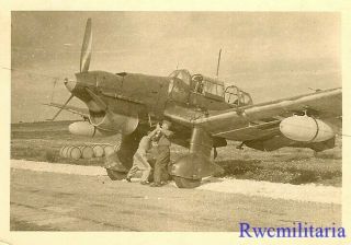 Best Luftwaffe Ju - 87 Stuka Dive Bomber W/ Drop Tanks On Edge Of Airfield