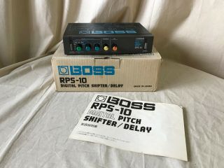 Boss Rps - 10 Rps10 Digital Pitch Shifter/delay Vintage Micro Rack W/ Box