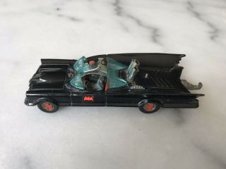 Vintage 1960s Corgi Batmobile 267 & Batboat W/ Trailer 107 W/ Batman & Robin 3