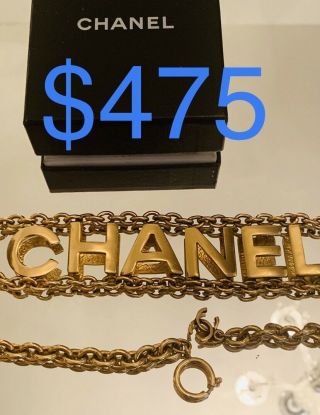 Vintage Chanel Hat & bag Long Necklace 11