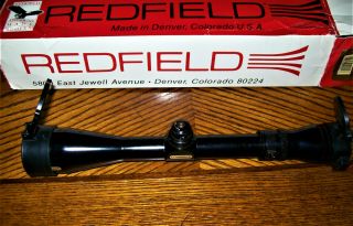 Vintage Redfield Widefield Illuminator 3 - 9x40 Rifle Scope Accutrac Accurange Usa