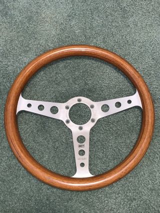Momo Indy Wood Steering Wheel Vintage Rare