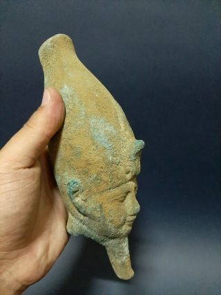 Rare Ancient Egyptian Antiques King Amenhotep ii Bronze Statue Egypt 1427 - 1397BC 4