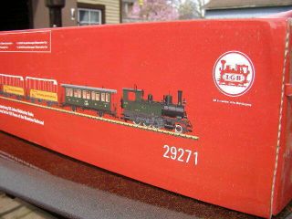 LGB Trains 29271 RhB 125 year anniversary steam SET with Zimo DCC and sound RARE 11