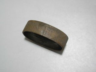 Fuchi Dimple Carving Japanese Old Sword Katana Part Koshirae Tsuba Tsuka 2505