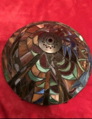 Disney Rare Tiffany Style Stained glass lamp Snow White 65th anniversary 3