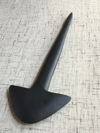 Mississippian Ceremonial Slate/hematite Axe/rat Tail Spud,  “museum Quality”