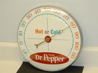 Vintage Advertising Thermometer,  Drink Dr Pepper,  Hot Or Cold,  Pop Soda