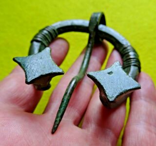 Viking Bronze Decorative Pen - Annular Fibula