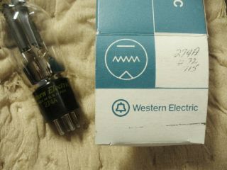 Western Electric 274a Rectifier Vacuum Tube,  1972 Vintage,  Go