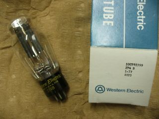 Western Electric 274b Rectifier Vacuum Tube,  Tests Good,  1976 Vintage