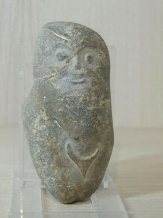 Antique Stone Fragment With Alien Graffiti,  Idol,  God