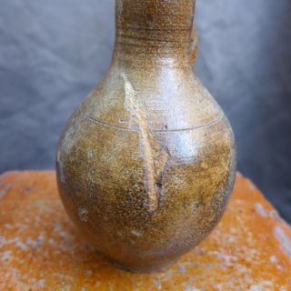 quality late 17th Century German stoneware lamp - oil jug,  found in Amsterdam 3