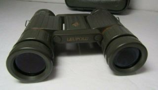 Vintage Leupold Leica Gold Ring 7x20A Binoculars With Case 2