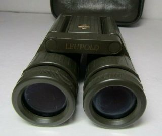 Vintage Leupold Leica Gold Ring 7x20A Binoculars With Case 3