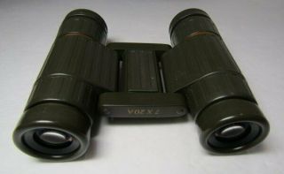 Vintage Leupold Leica Gold Ring 7x20A Binoculars With Case 6