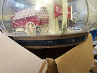 Vintage Budweiser Clydesdale Parade Rotating Carousel Light 5