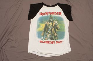 Vintage Iron Maiden Stranger In A Strange Land Shirt 1987 Concert Tour Metal 80s