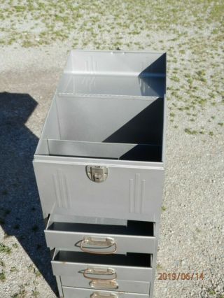 Vintage Acorn Metal Cabinet With 6 Drawers 4