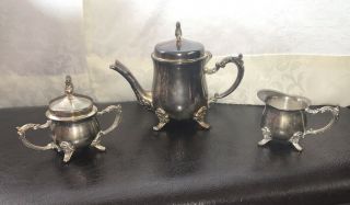 3 Piece Silver Plated Child 
