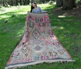 Vintage Authentic Beni - Mghuild Berber Handmade/moroccan Rug - Teppich 9 