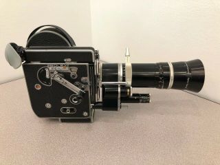 Vtg Bolex H16 Reflex Movie Camera Good,  With Kit