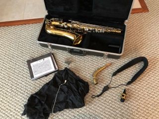 Vintage Selmer Bundy Alto Saxophone With Hard Case,  And Accessories
