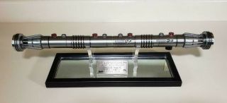 Star Wars Master Replicas Darth Maul Lightsaber Sw - 108 248 / 3000 Complete Rare