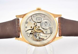 Rare Men ' s 18K Rose Gold Longines Cal.  27M Wristwatch Circa 1957 4