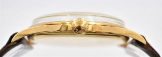 Rare Men ' s 18K Rose Gold Longines Cal.  27M Wristwatch Circa 1957 6