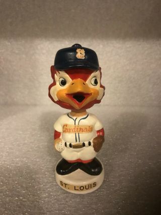 Vintage 1960s St Louis Cardinals Mini Nodder Mascot Bobblehead Baseball Mlb