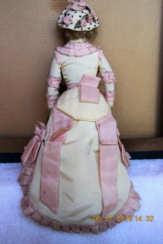 Antique circa 1890 ' s Bisque French Closed Mouth Fashion Doll Jumeau Gaultier 2
